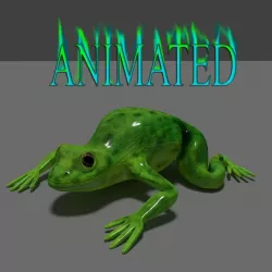 frog animaton 3d model  3D model