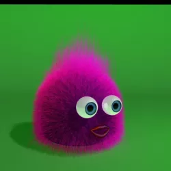 Furry 3D Character - Rigged Low-poly  3D model
