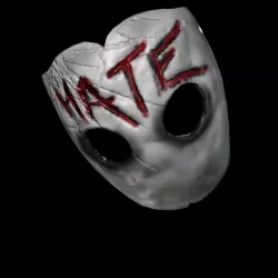 Hate Mask  Low-poly  3D model