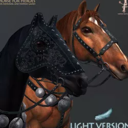 Horse for Heroes Light Version Low-poly  3D model