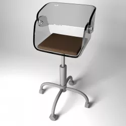 Interior Chair Low-poly  3D model