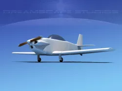 Ken Rand KR-1 Bare Metal 3D model