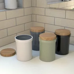 kitchen storage containers ceramic  Low-poly  3D model