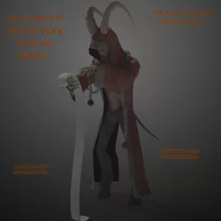 Krampus Low-poly  3D model