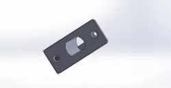 Latch door mechanism 