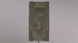 Low poly model Soviet Havy Tank Object 770 Low-poly  3D model