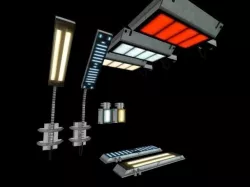 Lowpoly Light Sources Low-poly  3D model