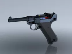 Luger P08 (from 1916 blueprints)