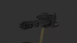 M134 MiniGun GatlingGun 3D model