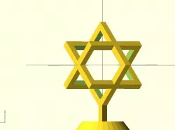 Magen David - Optical illusion
