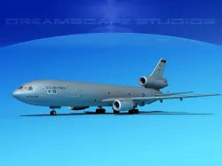 McDonnell Douglas KC-10 USAF 4 3D model