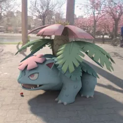 Mega Venusaur Low-poly  3D model