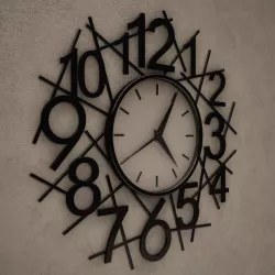 Messy Wall Clock 14 3D model