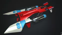 MsRacer Low Poly PBR Low-poly  3D model