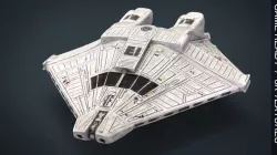 Narcissus  Alien shuttle Low-poly  3D model