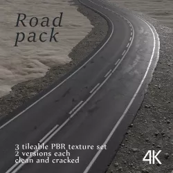 PBR Road texture pack  Texture