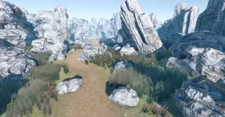 PBR Rocks and stones Low-poly  3D model