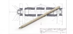 Pencil wooden HB