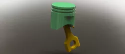 Piston key ring