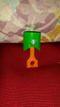 Piston Keychain 