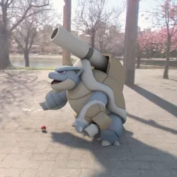 Pokemon Mega Blastoise Low-poly  3D model