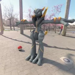 Pokemon Mega Shadow Mewtwo X  Low-poly  3D model