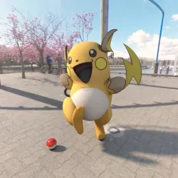 Pokemon Raichu 2 Low-poly  3D model