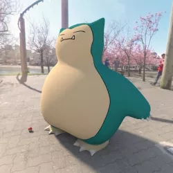 Pokemon Snorlax  Low-poly  3D model