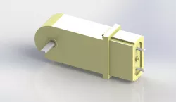 Pololu DC Motor 180:1 Mini Plastic Gearmotor 90-Degree 3mm D-Shaft