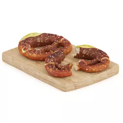 Pretzels on Wooden Board 3D model