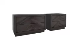 Restoration Hardware- Herringbone Nightstand-001 3D model