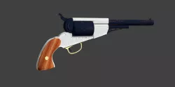Revolver Low-poly  3D model