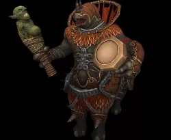 RhinoDrummer Low-poly  3D model