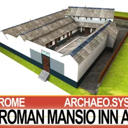 Roman Mansio Inn A 3D model