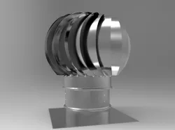 Roof fan 3D model