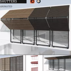 Shutters 3D model