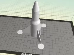 Single Use Model Rocket -- Mark II