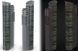 Skyscraper Low-poly  3D model