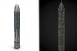 Skyscraper Low-poly  3D model