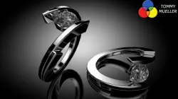 Split-Spiral Diamond Ring