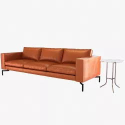 standard leather 104 inch sofa by BluDot  3D model