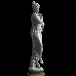 Statue - Roman Goddess - Flora 3D model
