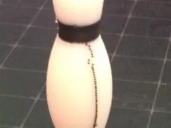 Tabletop marble bowling pin