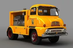 Thames Compressor Lorry 1958 3D model
