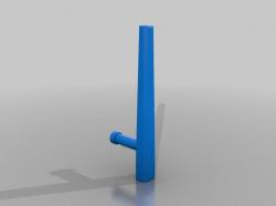 baby tonfa 3D model 3D printable