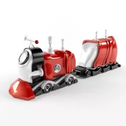 Train 3D model