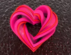 Triply Heart With Loop