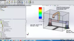 Tutorial 23:Combination of cold and warm water in Faucet.( Solidworks Flow simulation)