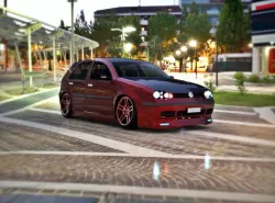Volkswagen VW MK Golf 4 R32 BlackEdition CustomTuning Low-poly  3D model