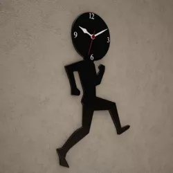 Walking Man Wall Clock 06 3D model